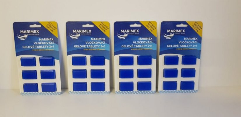 Vločkovací gelová tableta 2v1 Marimex 11313113